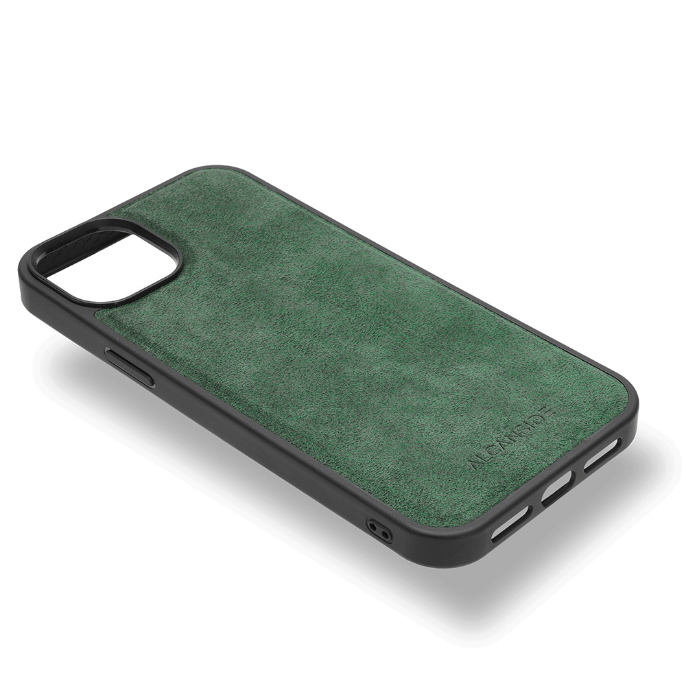 iPhone 14 Plus - Alcantara Case With MagSafe Magnet - Midnight Green - Alcanside