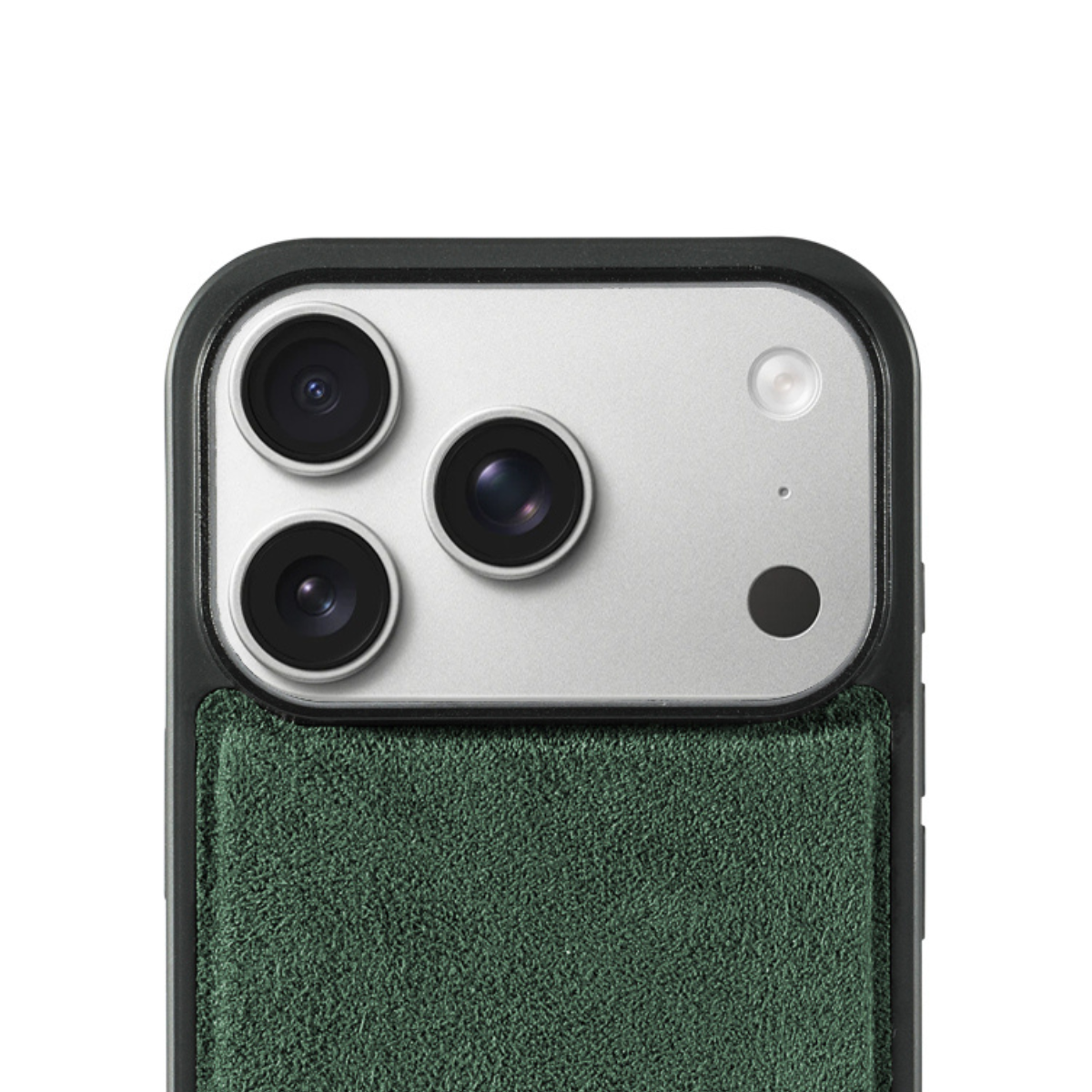 iPhone 17 Pro - Alcantara Back Cover - Midnight Green