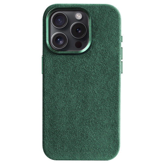 iPhone 15 Pro - Alcantara Case- Midnight Green - Alcanside