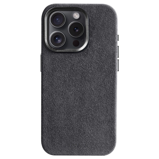 iPhone 15 Pro Max - Alcantara Case - Space Grey - Alcanside