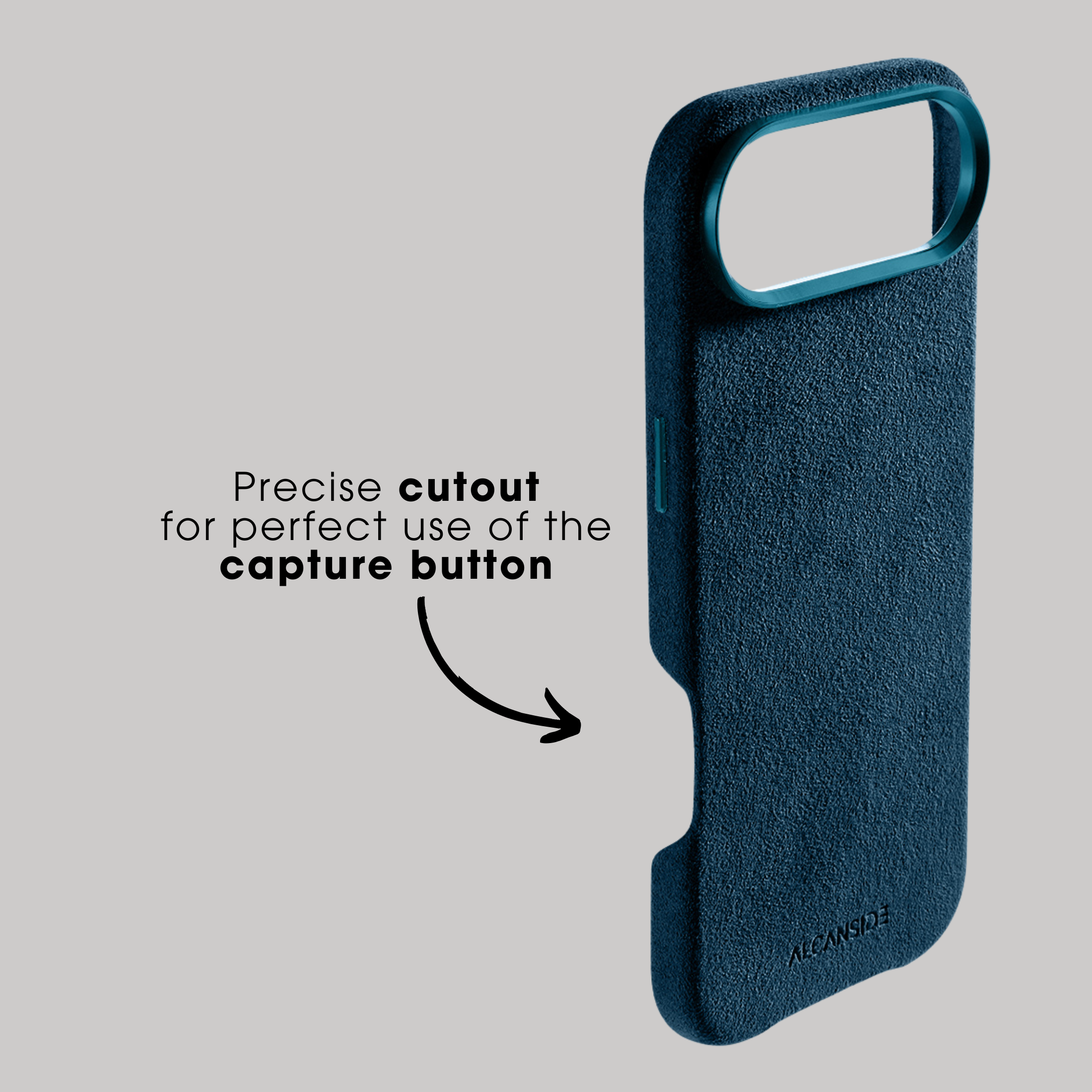 iPhone 17 Air - Alcantara Case - Ocean Blue