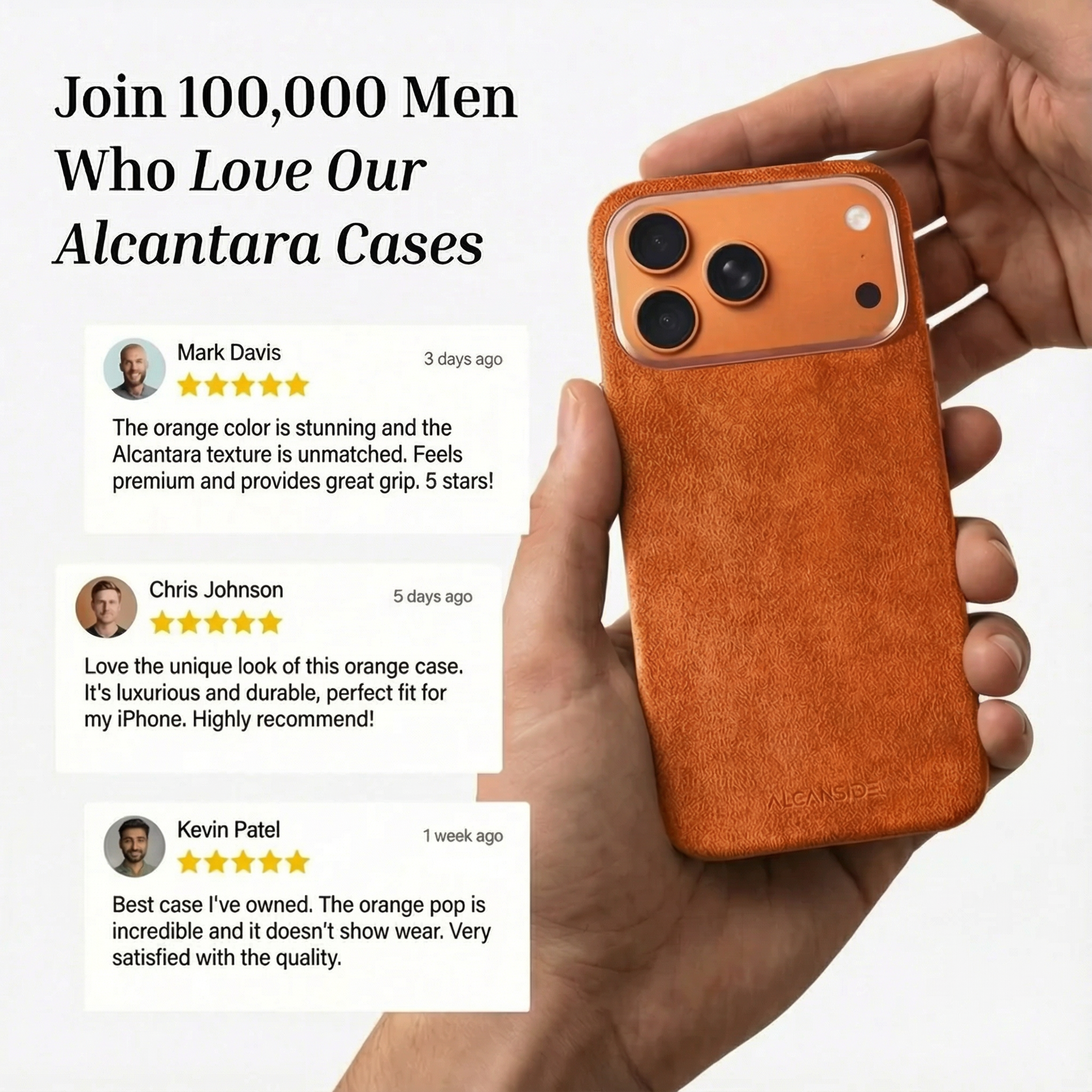 iPhone 17 Pro - Alcantara Case - Orange