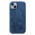 iPhone 15 - Alcantara Case - Ocean blue