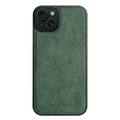 iPhone 15 Plus - Alcantara Back Cover - Midnight Green