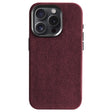 iPhone 15 Plus - Alcantara Case - Wine Red - Alcanside