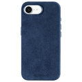 iPhone 16e - Alcantara Case - Ocean blue
