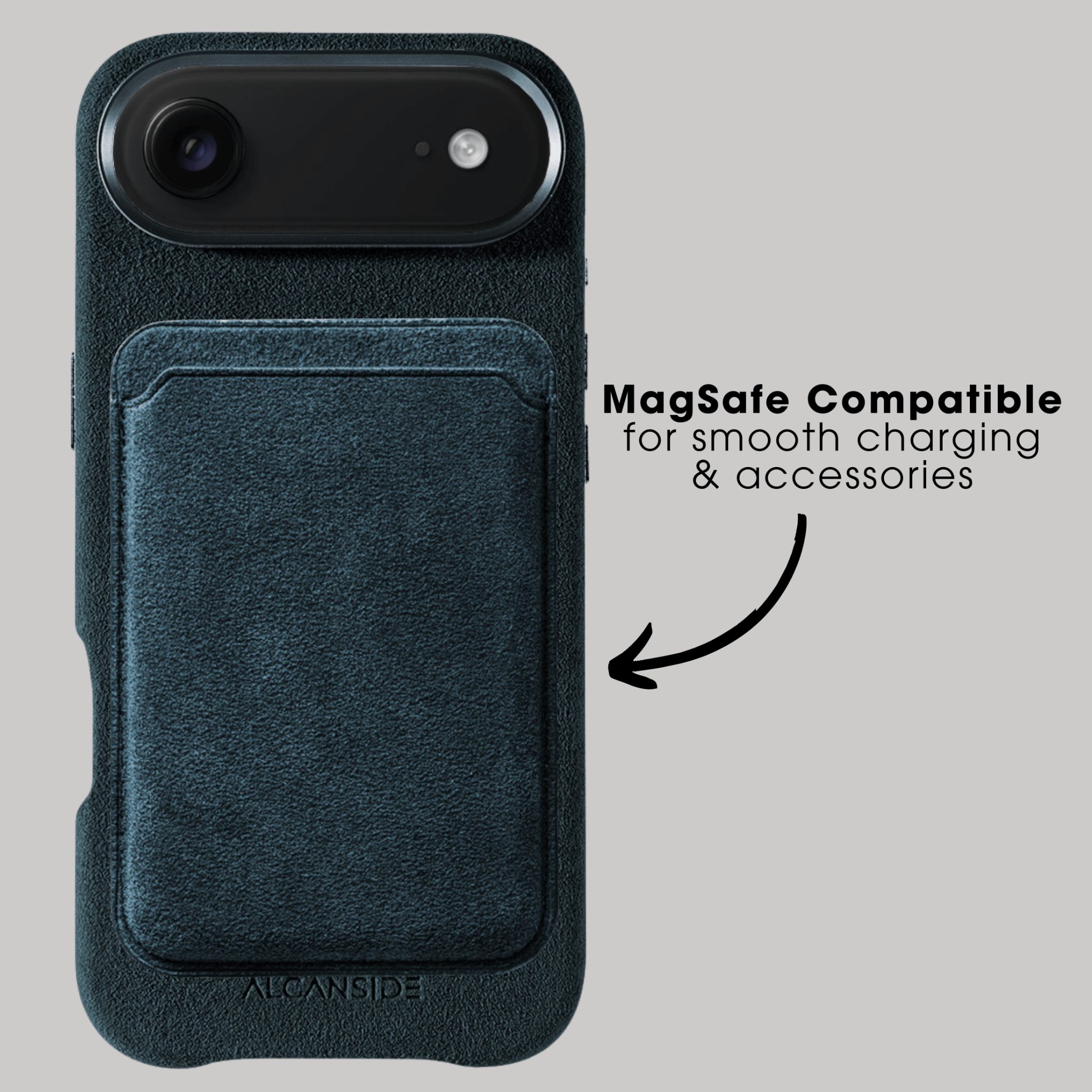 iPhone 17 Air - Alcantara Case - Navy Blue - Alcanside