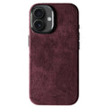 iPhone 17 - Alcantara Case - Wine Red