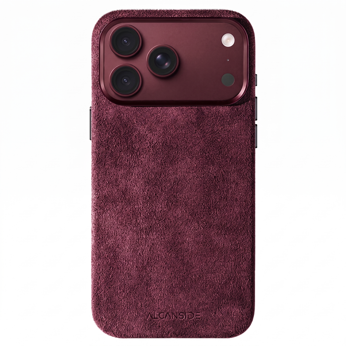 iPhone 18 Pro - Alcantara Case - Wine Red