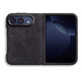 iPhone Duo - Alcantara Case - Deep Black