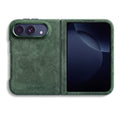 iPhone Duo - Alcantara Case - Midnight Green