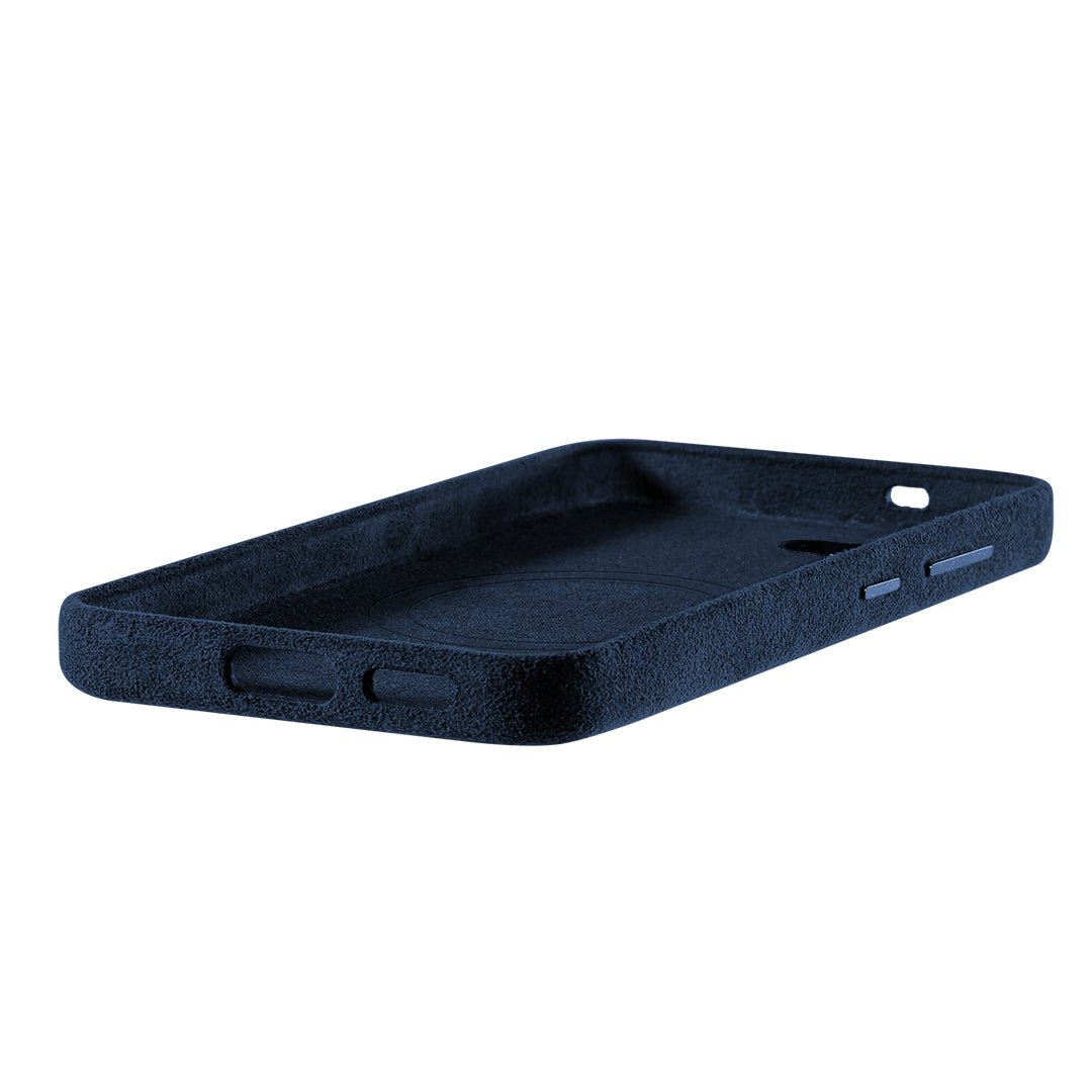 Samsung Galaxy S25 - Alcantara Case - Navy Blue - Alcanside