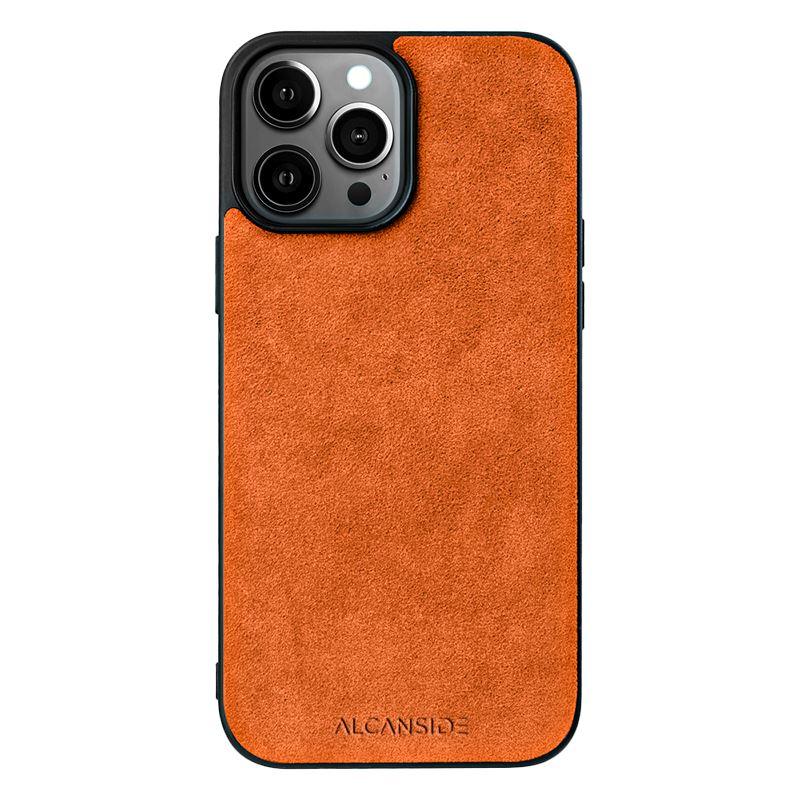iPhone 11 Pro - Alcantara Back Cover - Orange - Alcanside