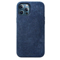 iPhone 12 & 12 Pro - Alcantara Case - Ocean blue