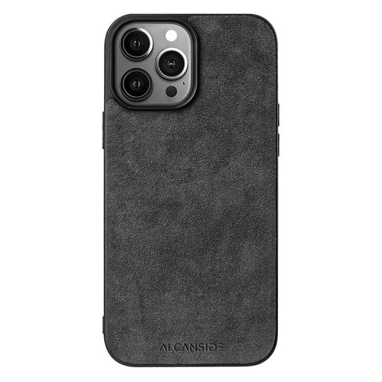 iPhone 13 Pro - Alcantara Back Cover - Space Grey - Alcanside