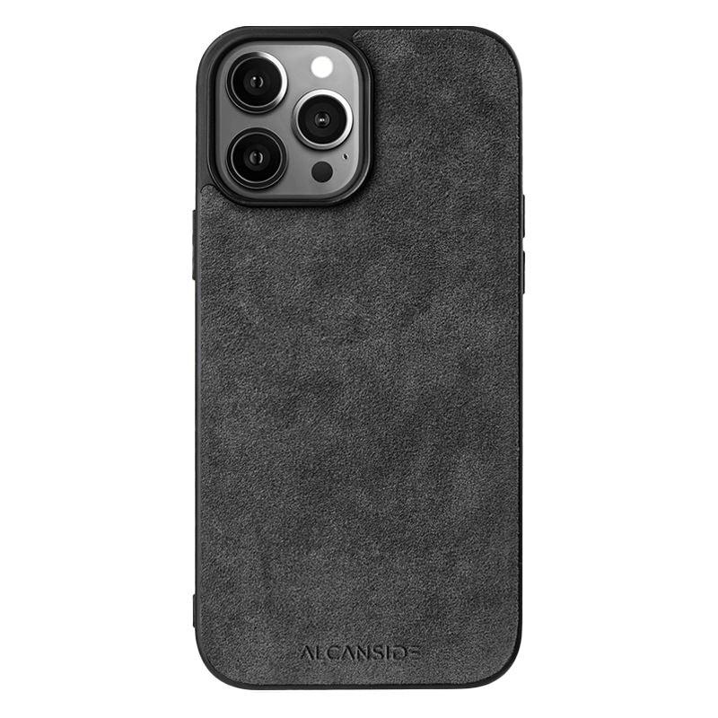iPhone 13 Pro Max - Alcantara Back Cover - Space Grey - Alcanside