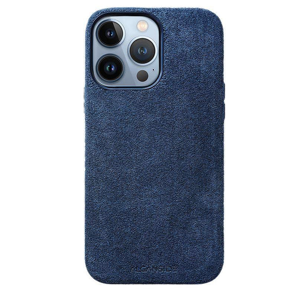 iPhone 13 Pro Max - Alcantara Case - Ocean blue