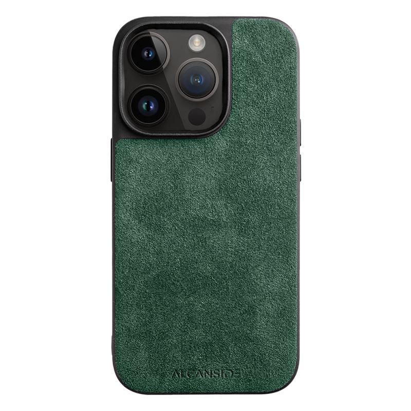 iPhone 14 Pro - Alcantara Back Cover - Midnight Green - Alcanside