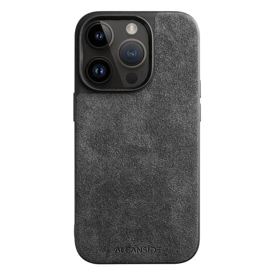 iPhone 14 Pro Max - Alcantara Back Cover - Space Grey - Alcanside