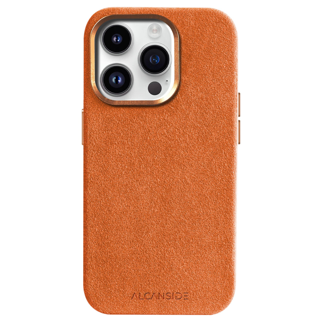 Limited Edition - iPhone 14 Pro Max - Alcantara Case - Orange - Alcanside